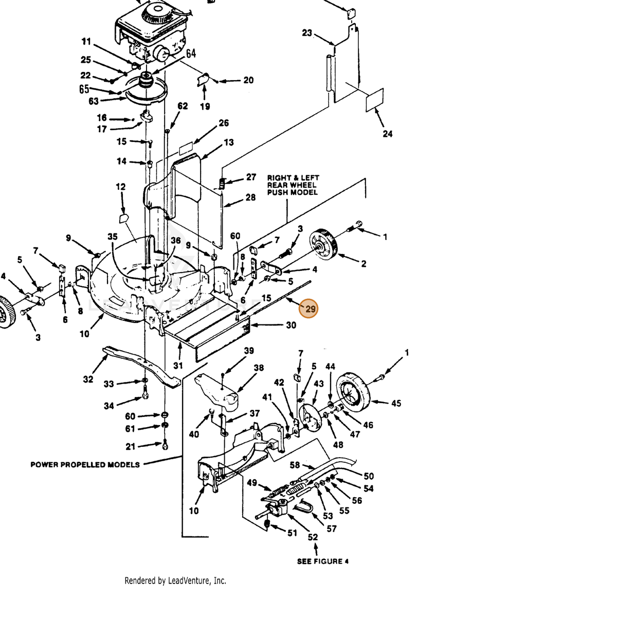 ECHO part 700359170 — IPL diagram snippet (6x zoom, amber highlight)