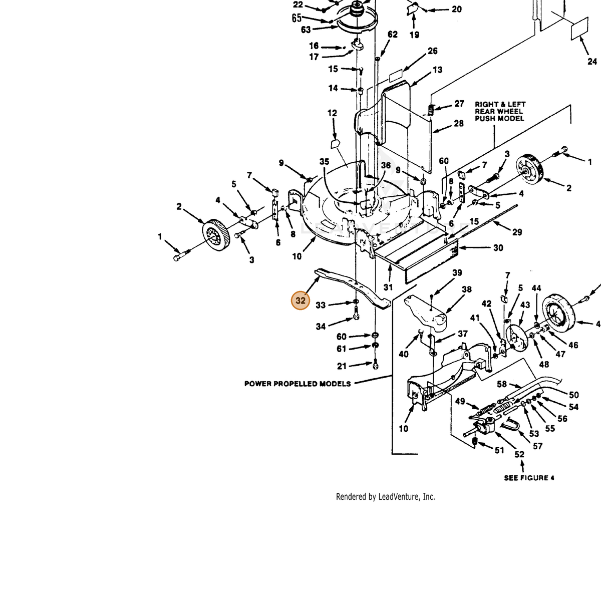 Echo part 700390162 — IPL diagram snippet (6x zoom, amber highlight)