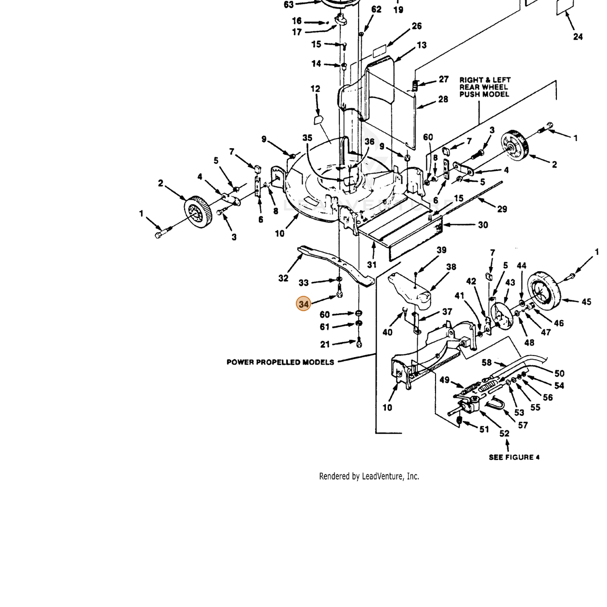 ECHO part 700991212 — IPL diagram snippet (6x zoom, amber highlight)