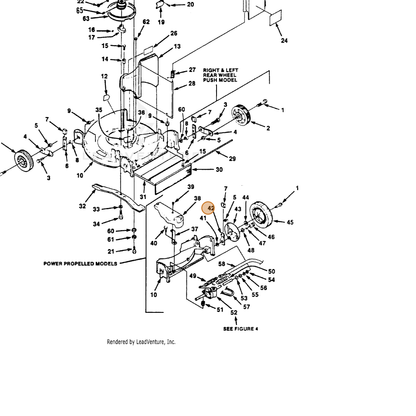 ECHO part 700991288 — IPL diagram snippet (6x zoom, amber highlight)