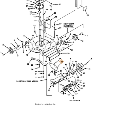 ECHO part 700994218 — IPL diagram snippet (6x zoom, amber highlight)