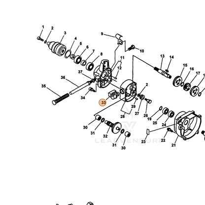ECHO part 70300520960 — IPL diagram snippet (6x zoom, amber highlight)