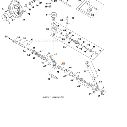 ECHO part 70602034770 — IPL diagram snippet (6x zoom, amber highlight)