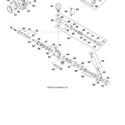 ECHO part 70602035911 — IPL diagram snippet (6x zoom, amber highlight)