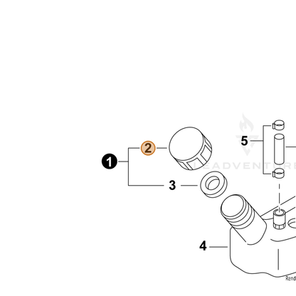 ECHO part 706R4031761 — IPL diagram snippet (6x zoom, amber highlight)