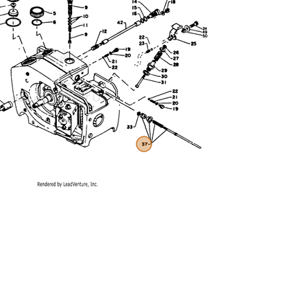 ECHO part 70700010230 — IPL diagram snippet (6x zoom, amber highlight)