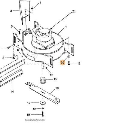 ECHO part 710303334 — IPL diagram snippet (6x zoom, amber highlight)