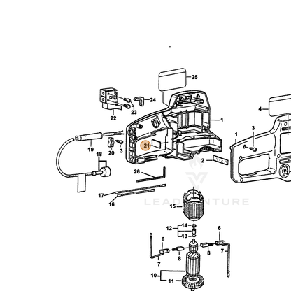 ECHO part 71601110449 — IPL diagram snippet (6x zoom, amber highlight)