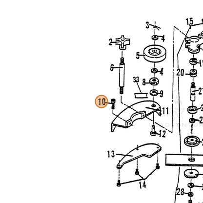 ECHO part 720237604 — IPL diagram snippet (6x zoom, amber highlight)