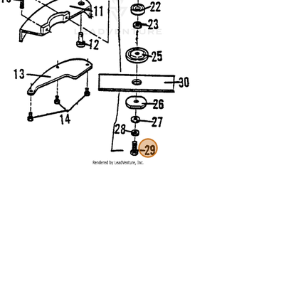 ECHO part 720300080 — IPL diagram snippet (6x zoom, amber highlight)