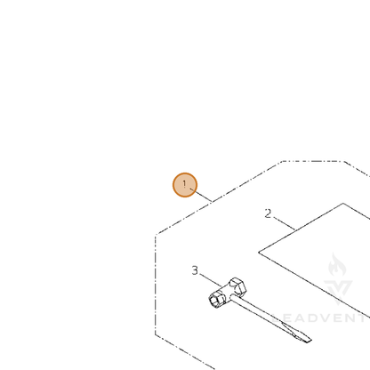 ECHO part 72306-91000 — IPL diagram snippet (6x zoom, amber highlight)