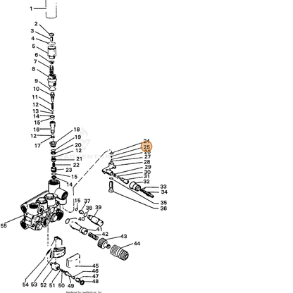 ECHO part 7394821700 — IPL diagram snippet (6x zoom, amber highlight)