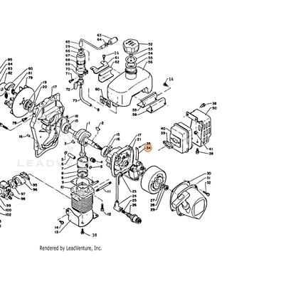 ECHO part 89011004720 — IPL diagram snippet (6x zoom, amber highlight)