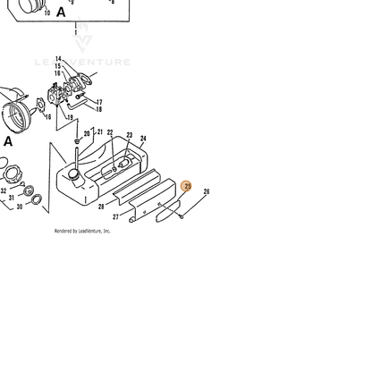 ECHO part 89011208060 — IPL diagram snippet (6x zoom, amber highlight)