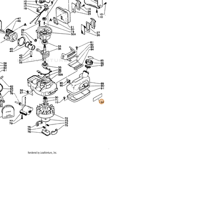 ECHO part 89011503060 — IPL diagram snippet (6x zoom, amber highlight)