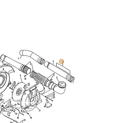 ECHO part 89011808060 — IPL diagram snippet (6x zoom, amber highlight)