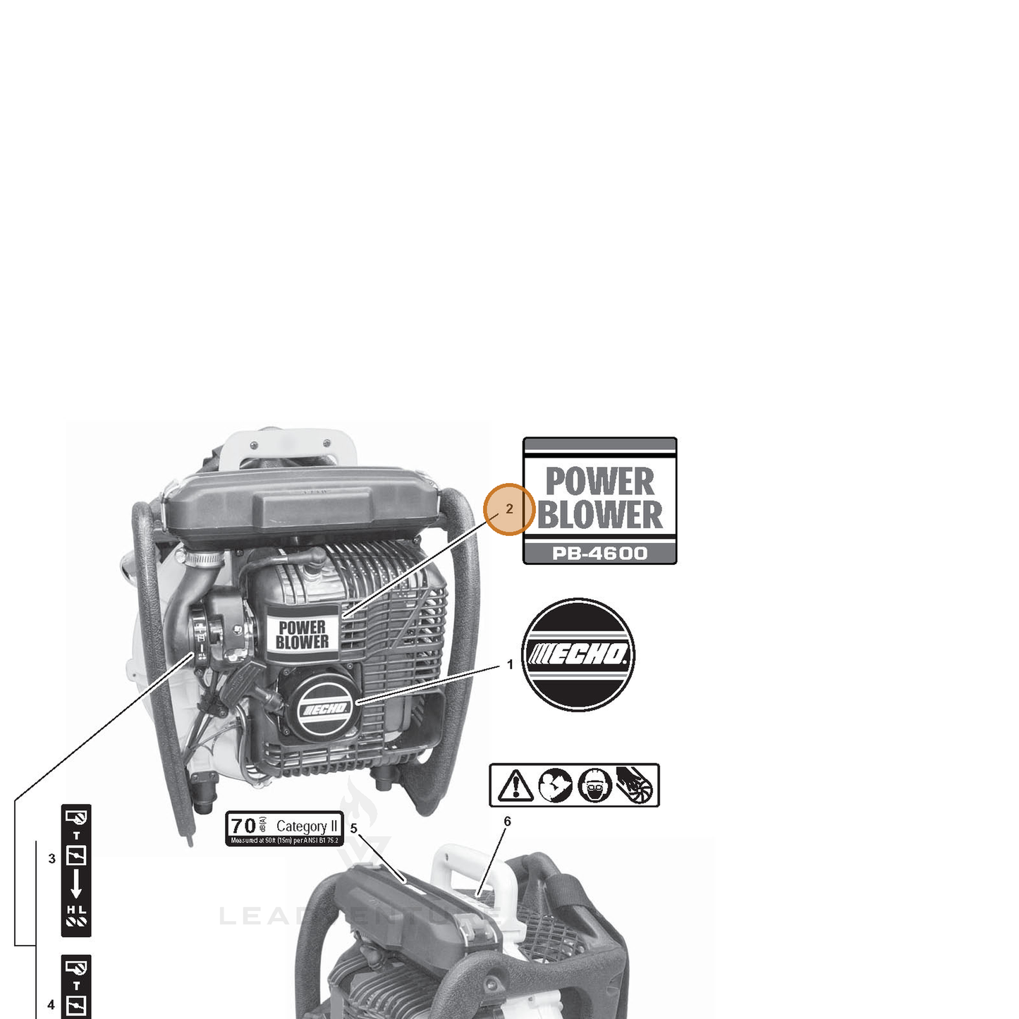ECHO part 89011808260 — IPL diagram snippet (6x zoom, amber highlight)