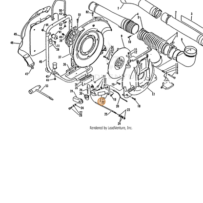ECHO part 89016808060 — IPL diagram snippet (6x zoom, amber highlight)