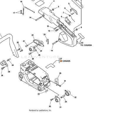 ECHO part 89035559533 — IPL diagram snippet (6x zoom, amber highlight)