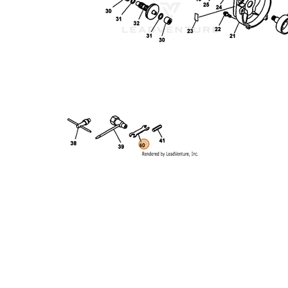 ECHO part 89512220960 — IPL diagram snippet (6x zoom, amber highlight)
