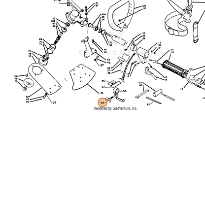ECHO part 90011705014 — IPL diagram snippet (6x zoom, amber highlight)