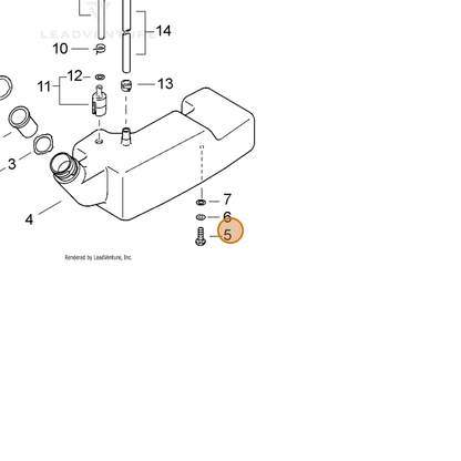 ECHO part 90022006014 — IPL diagram snippet (6x zoom, amber highlight)