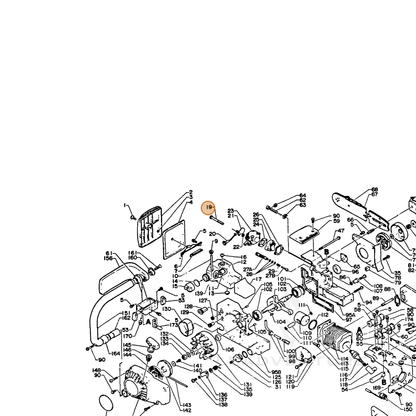 ECHO part 90024205050 — IPL diagram snippet (6x zoom, amber highlight)
