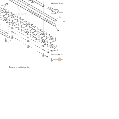 ECHO part 9110705022 — IPL diagram snippet (6x zoom, amber highlight)
