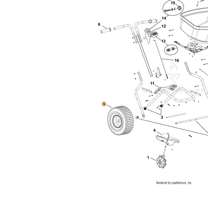 ECHO part 91214 — IPL diagram snippet (6x zoom, amber highlight)