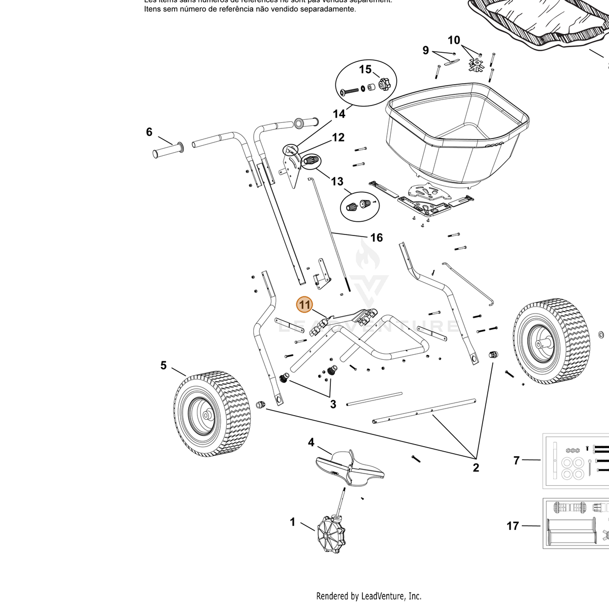 ECHO part 91220 — IPL diagram snippet (6x zoom, amber highlight)