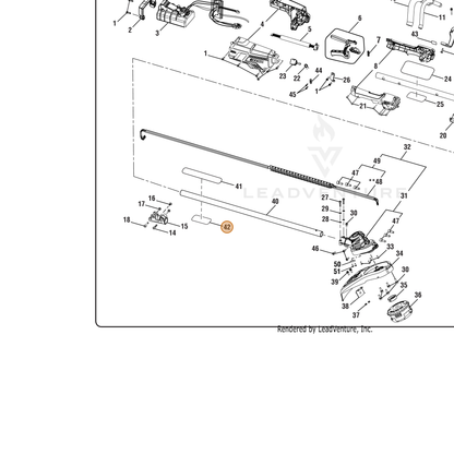 ECHO part 940006271 — IPL diagram snippet (6x zoom, amber highlight)