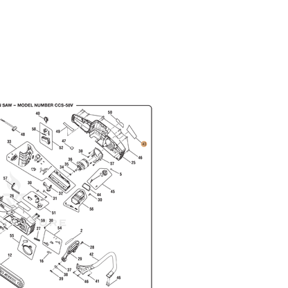 ECHO part 940657144 — IPL diagram snippet (6x zoom, amber highlight)