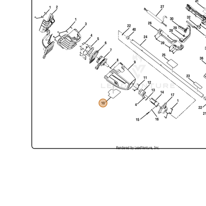 ECHO part 941588074 — IPL diagram snippet (6x zoom, amber highlight)