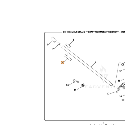 ECHO part 941588075 — IPL diagram snippet (6x zoom, amber highlight)