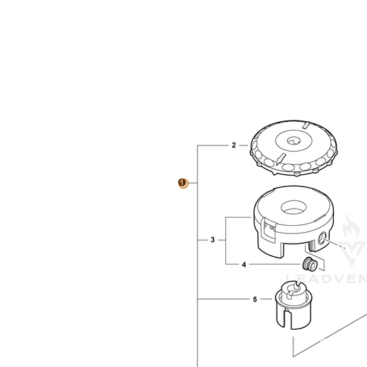 Echo part 99944200907B — IPL diagram snippet (6x zoom, amber highlight)