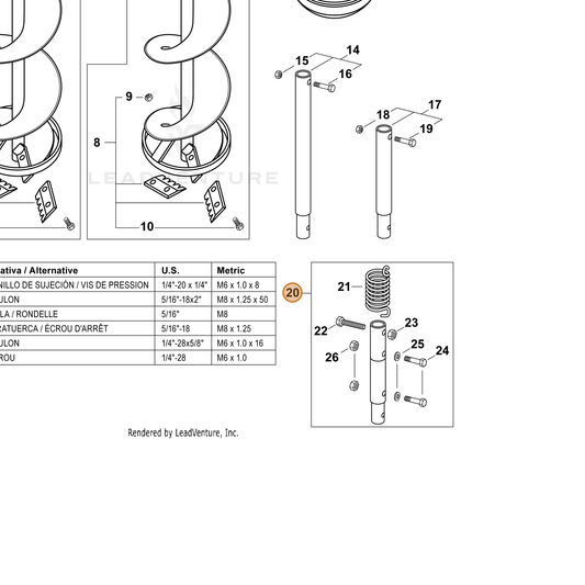 Echo part 99944900335 — IPL diagram snippet (6x zoom, amber highlight)