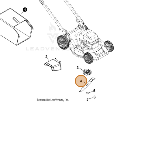 Echo part 99988806000 — IPL diagram snippet (6x zoom, amber highlight)