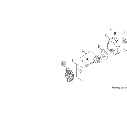 ECHO part A021000991 — IPL diagram snippet (6x zoom, amber highlight)
