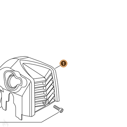 ECHO part A160003460 — IPL diagram snippet (6x zoom, amber highlight)