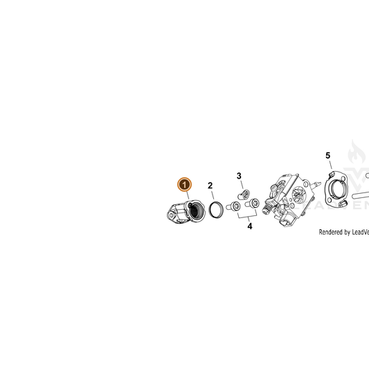 ECHO part A202000290 — IPL diagram snippet (6x zoom, amber highlight)
