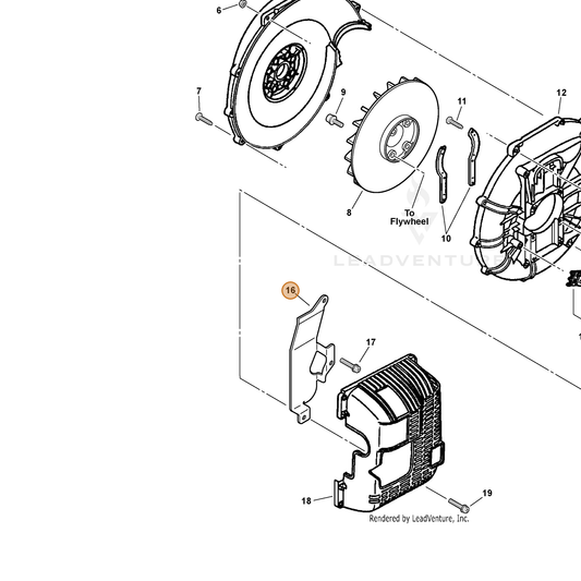 ECHO part A322000060 — IPL diagram snippet (6x zoom, amber highlight)