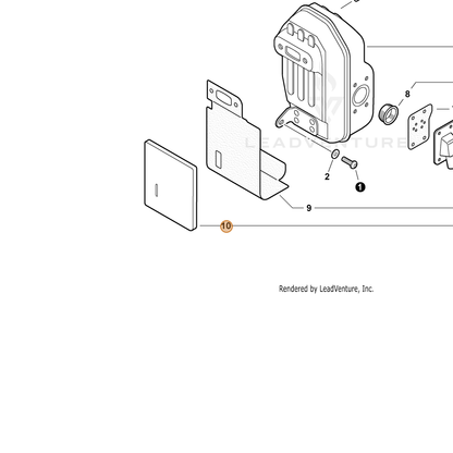 ECHO part A322000160 — IPL diagram snippet (6x zoom, amber highlight)