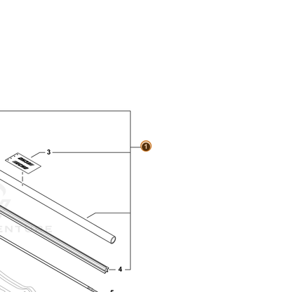 ECHO part C050001080 — IPL diagram snippet (6x zoom, amber highlight)