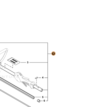 ECHO part C050002770 — IPL diagram snippet (6x zoom, amber highlight)