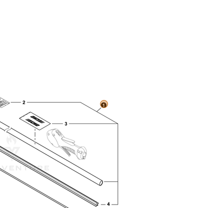ECHO part C050002940 — IPL diagram snippet (6x zoom, amber highlight)