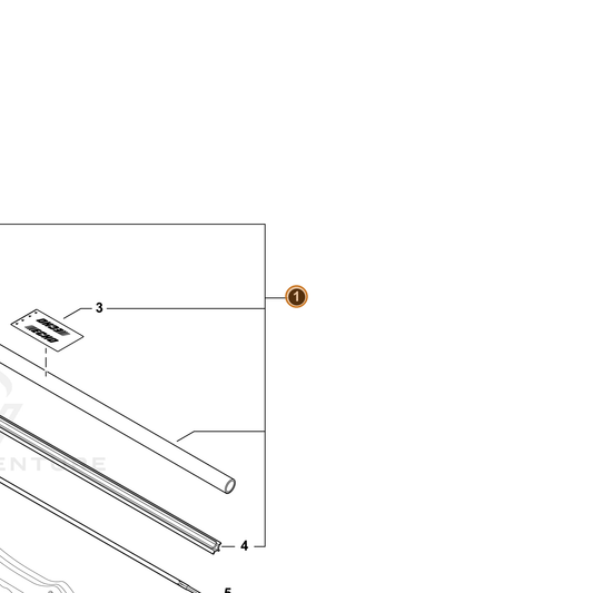 Echo part C050003620 — IPL diagram snippet (6x zoom, amber highlight)