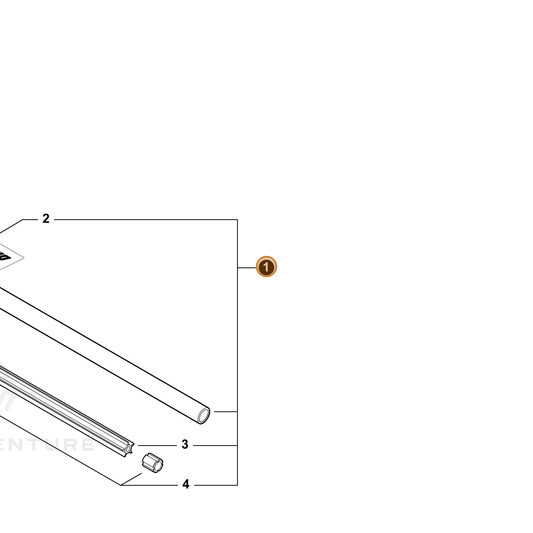 Echo part C050003630 — IPL diagram snippet (6x zoom, amber highlight)
