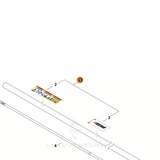 Echo part C050003730 — IPL diagram snippet (6x zoom, amber highlight)