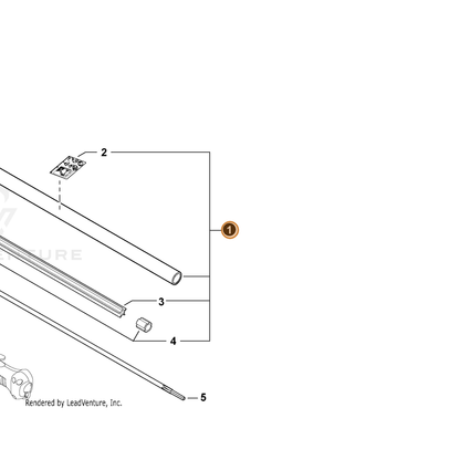 Echo part C050003910 — IPL diagram snippet (6x zoom, amber highlight)