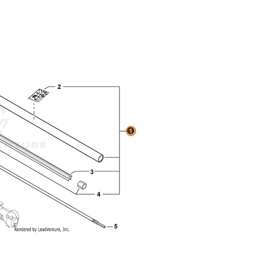 Echo part C050003910 — IPL diagram snippet (6x zoom, amber highlight)